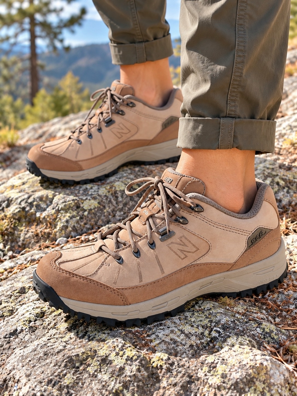 New Balance 965 Waterproof Country Walk Hiking Shoes Tan Brown Women’s 9.5